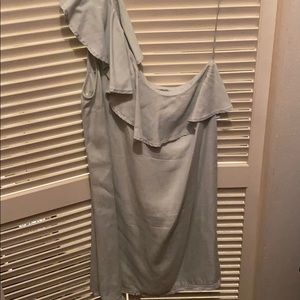 One shoulder dress